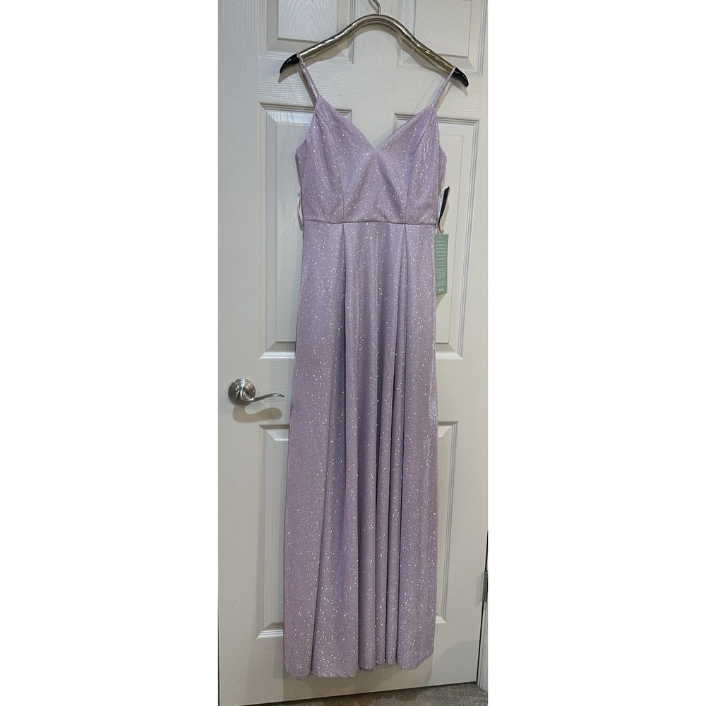 Jc Penny City Triangle Pink‎ Sparkle Prom Dress Size 9 Nwt